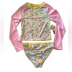 Penelope Mack Lemon 🍋 Print Bathing Suit Sz 12